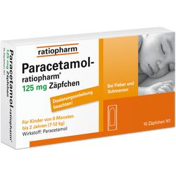 PARACETAMOL-ratiopharm 125 mg Zpfchen